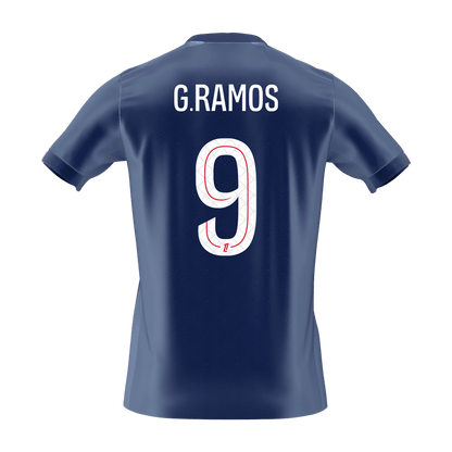 G.RAMOS #9 PSG
 Otthon Futball Mez 2025/26 Sötétkék