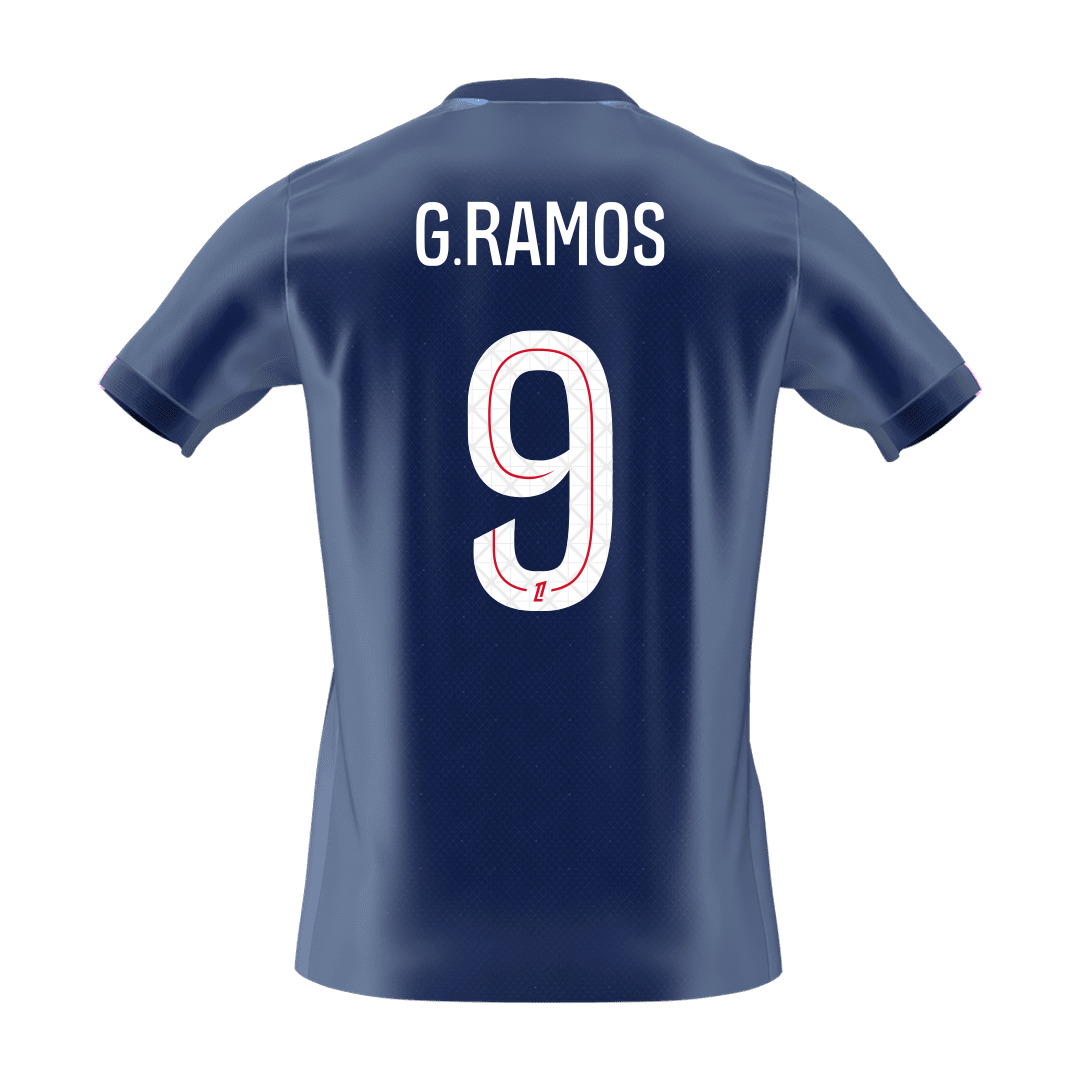 G.RAMOS #9 PSG
 Otthon Futball Mez 2025/26 Sötétkék