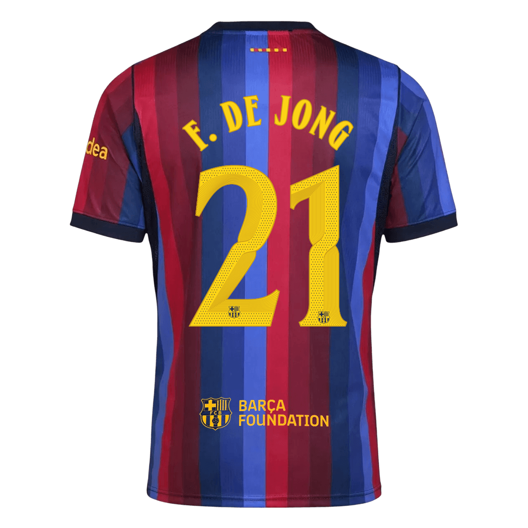 F. DE JONG #21 Barcelona Hazai Mez 2026/27