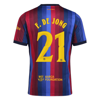F. DE JONG #21 Barcelona Hazai Mez 2026/27