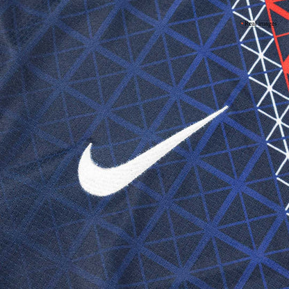 【Szuper Jó Minőségű】B.BARCOLA #29 PSG Otthon Soccer Mez 2025/26 Haditengerészet
