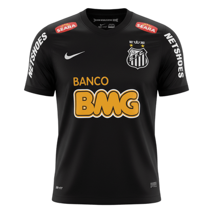 Santos FC Idegenbeli Retro Futball Mez 2011/12 Fekete 2025/26