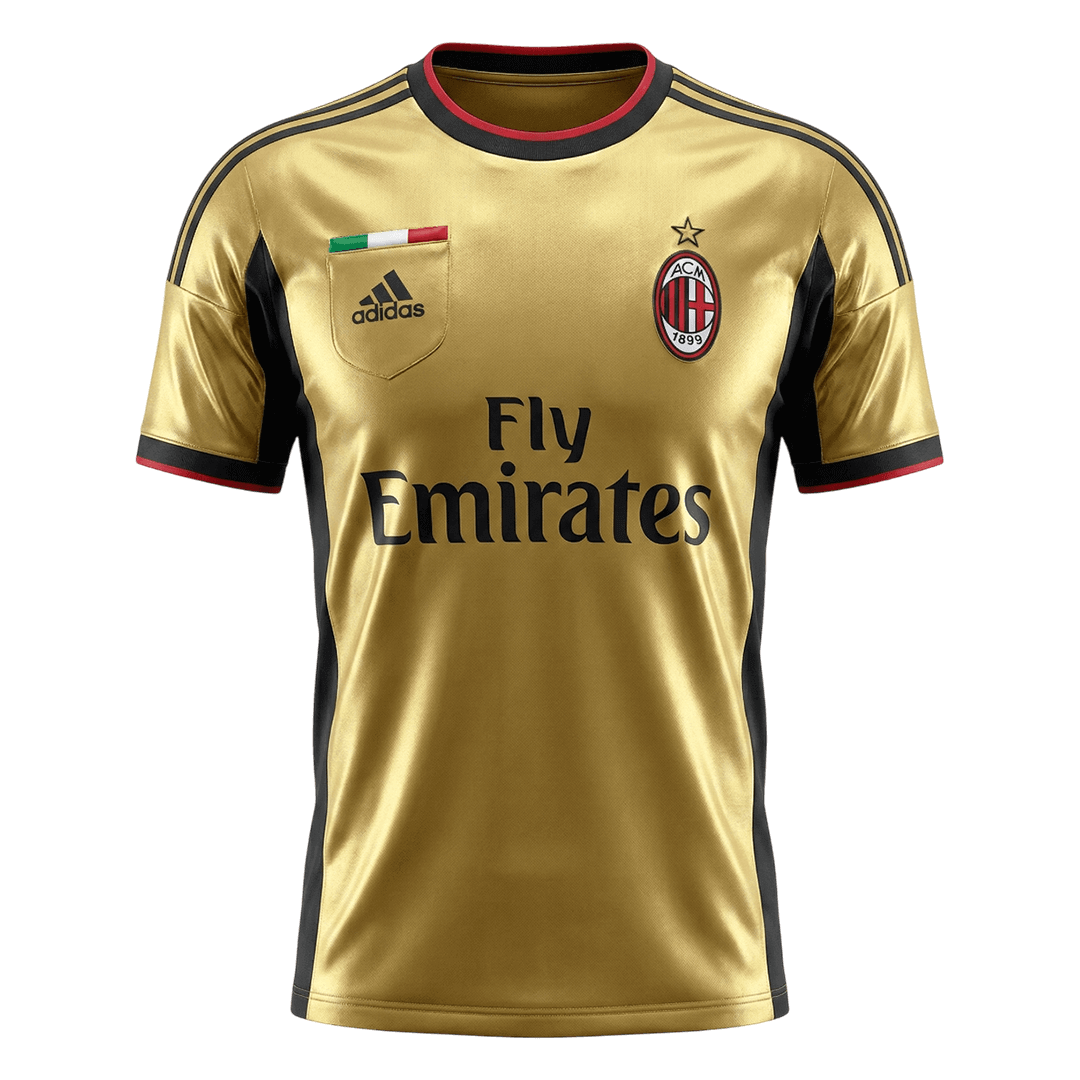 AC Milan Idegenbeli Retro Futball Mez 2013/14 Sárga