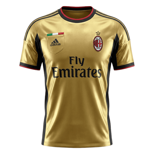 AC Milan Idegenbeli Retro Futball Mez 2013/14 Sárga