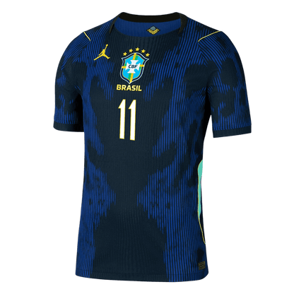 RAPHINHA #11 Brazil Játékos Verzió Idegenbeli Mez Világbajnoki 2026