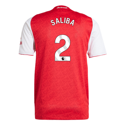 SALIBA #2 Arsenal Játékos Otthon Mez 2025/26 Piros