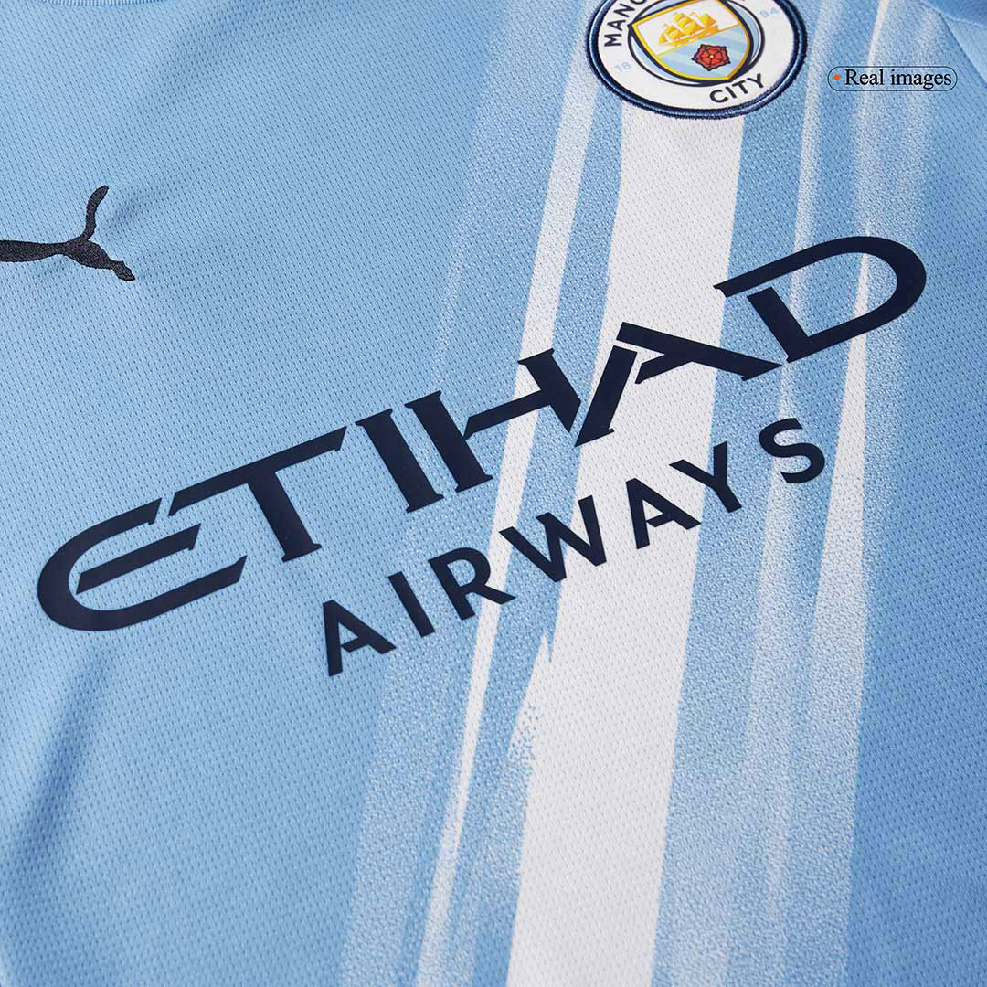 Manchester City Otthon Soccer Mez Készlet(Mez+Rövidnadrág) 2025/26 Kék