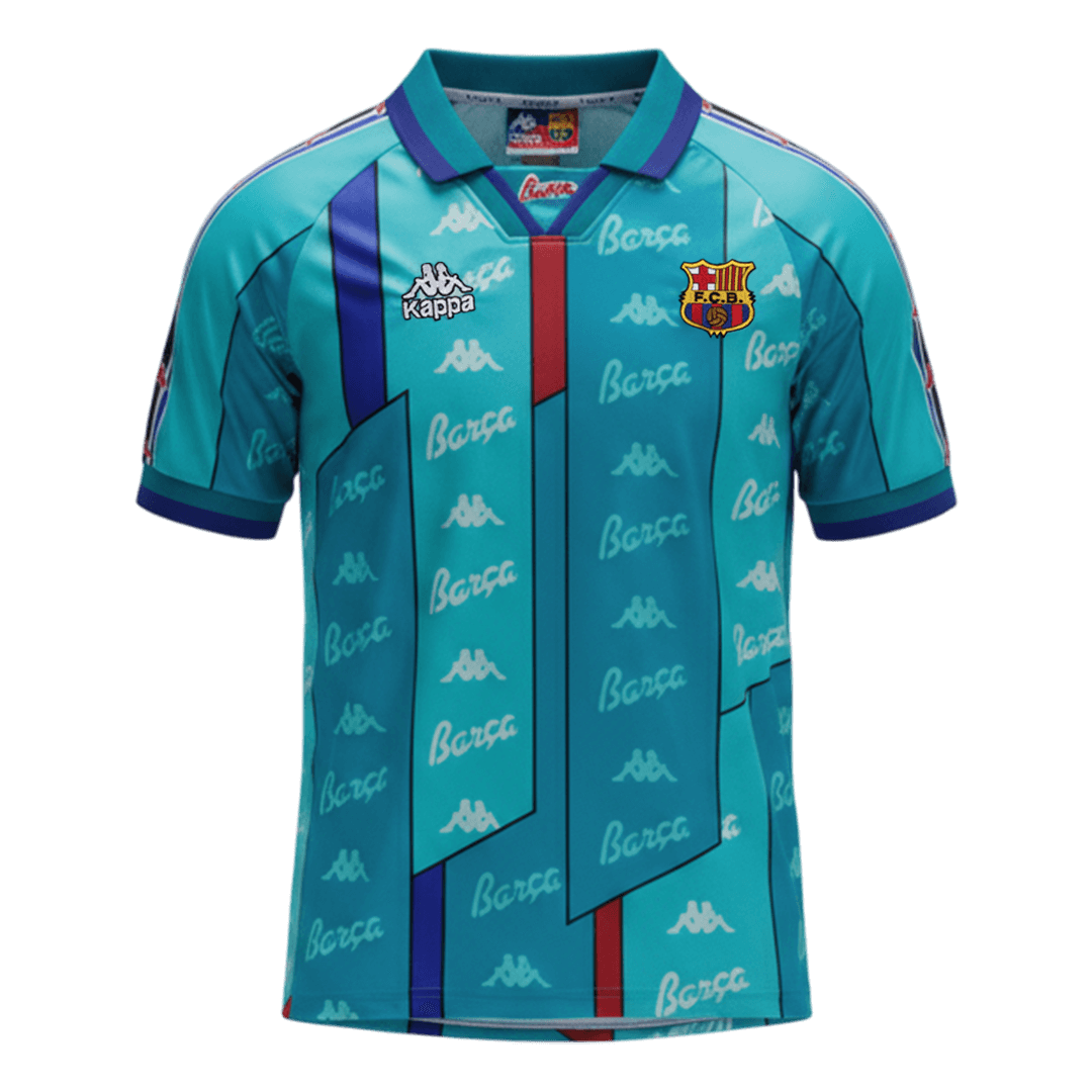 Barcelona Idegenbeli Retro Futball Mez 1996/97 Kék 2025/26