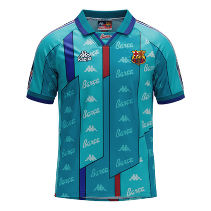 Barcelona Idegenbeli Retro Futball Mez 1996/97 Kék 2025/26
