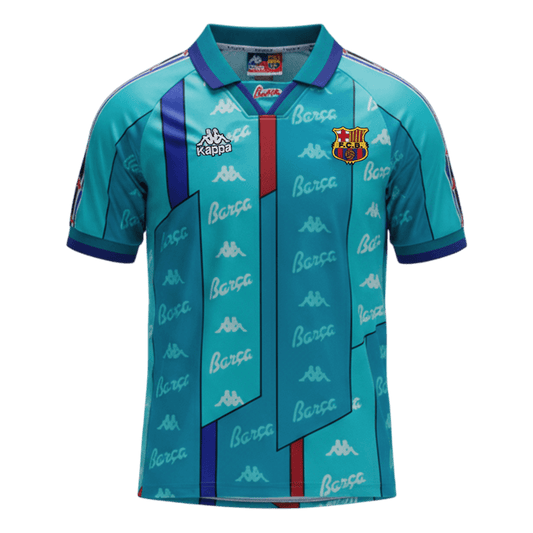 Barcelona Idegenbeli Retro Futball Mez 1996/97 Kék 2025/26
