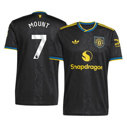 MOUNT #7 Manchester United Idegenbeli Harmadik Mez 2025/26 Fekete
