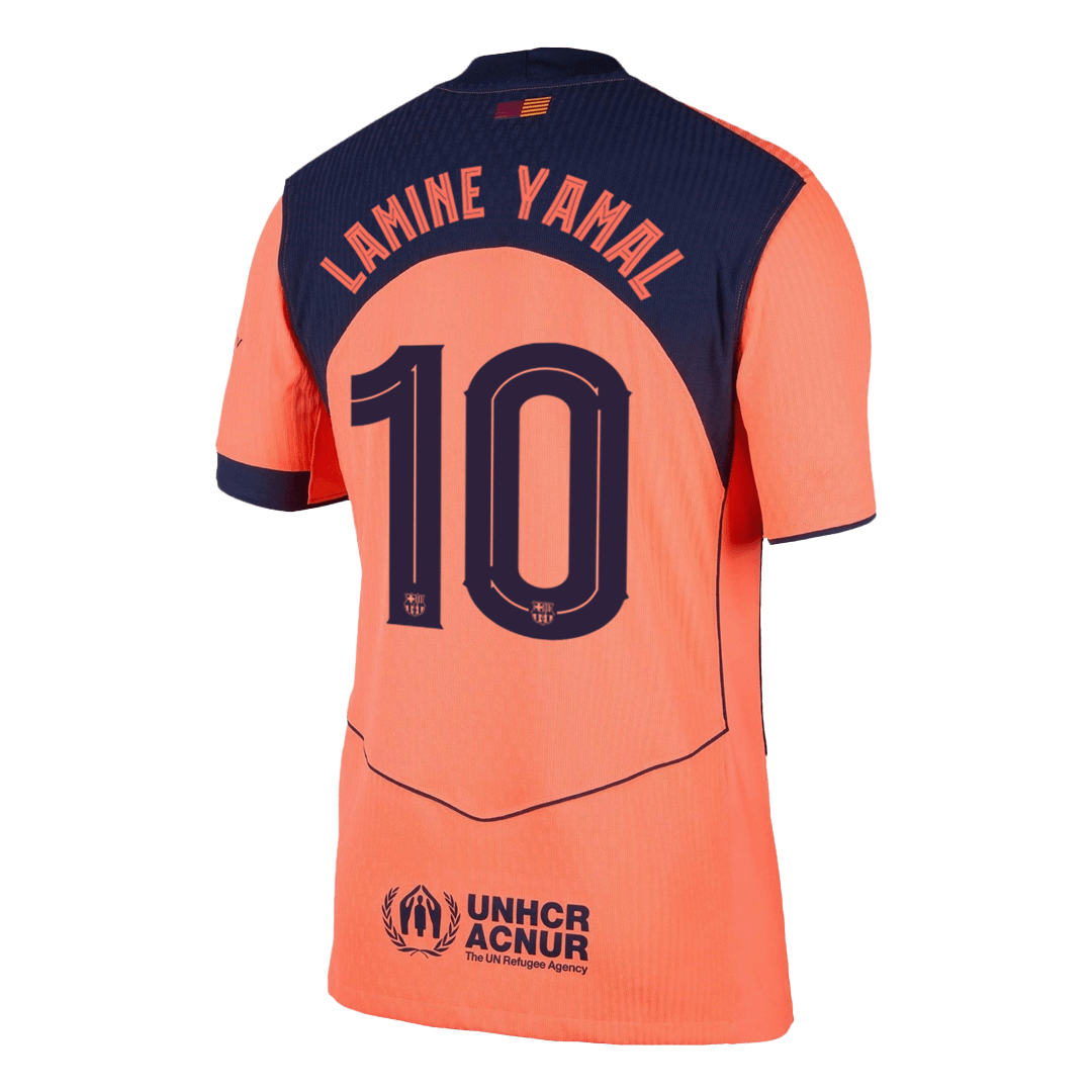 LAMINE YAMAL #10 Barcelona Játékos Idegenbeli Harmadik Mez 2025/26