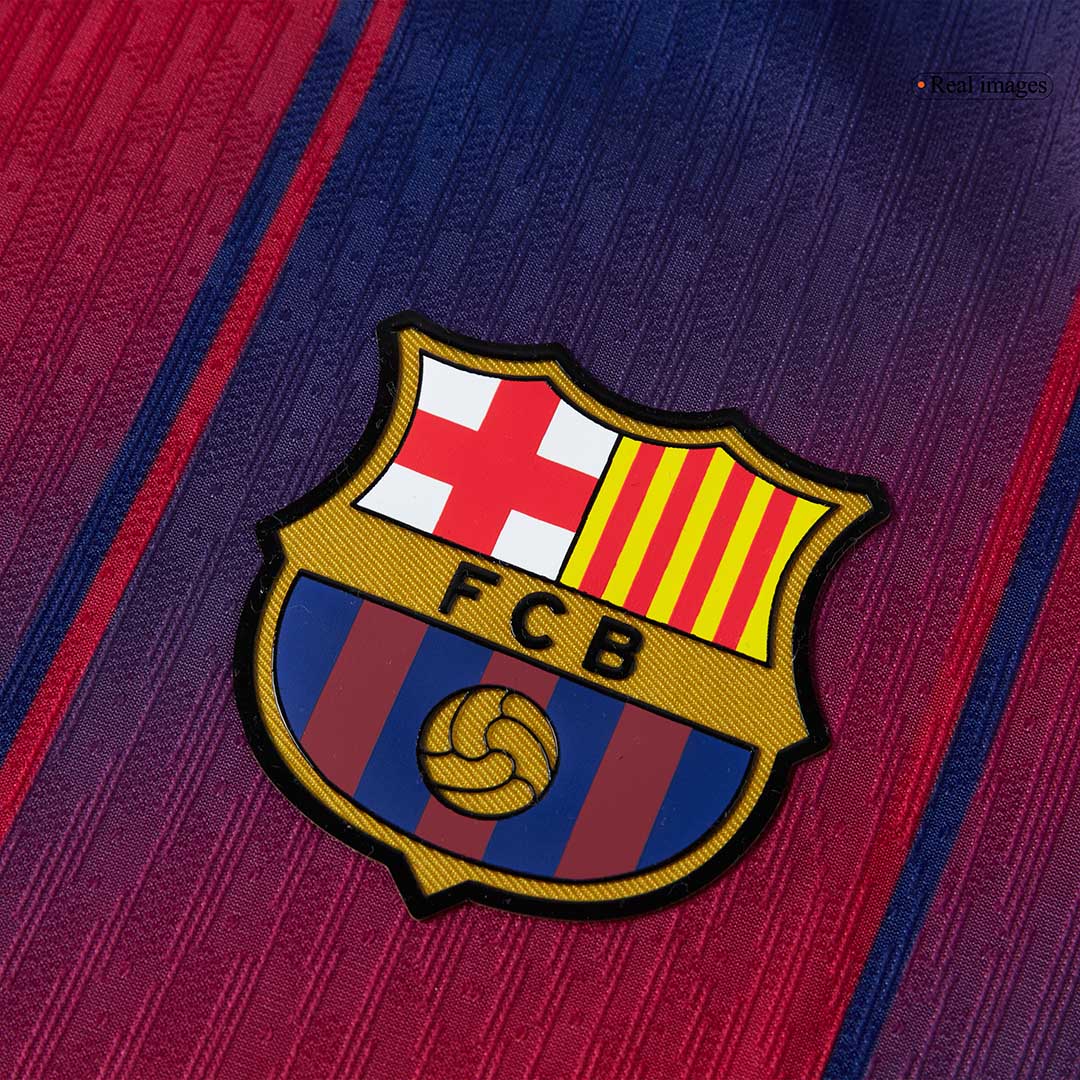 Hiteles Barcelona Otthon Soccer Mez 2025/26 Piros&Kék