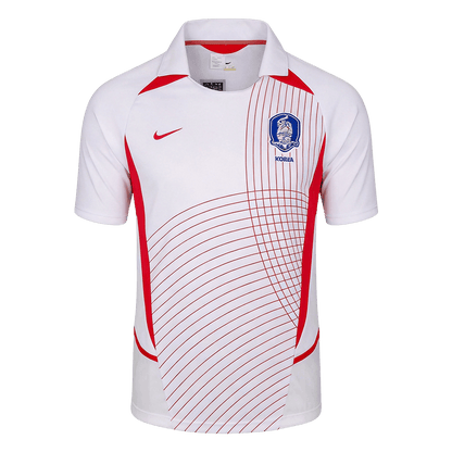 South Korea Idegenbeli Retro Futball Mez 2002 Fehér