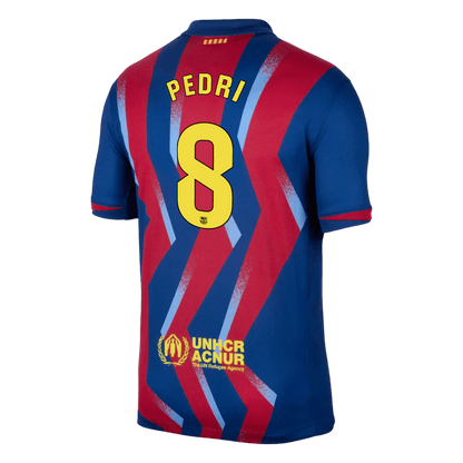 PEDRI #8 Barcelona Negyedik Mez 2025/26 Piros&Kék