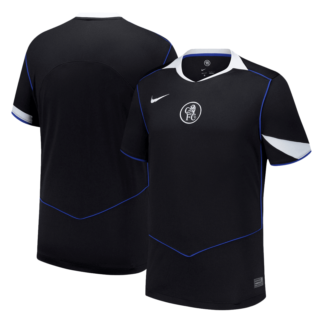 Chelsea Idegenbeli Harmadik Mez Szett (Mez+Nadrág+Zokni) 2025/26 Fekete