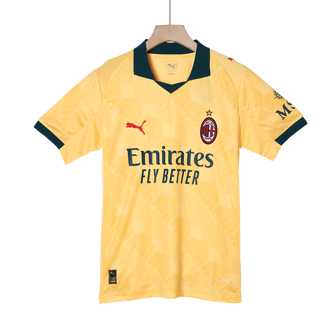 AC Milan Harmadik idegenbeli mérkőzés Soccer Mez 2025/26 Sárga