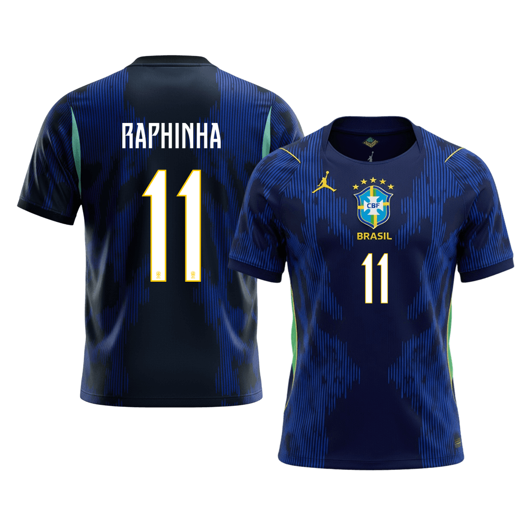 RAPHINHA #11 Brazil Idegenbeli Mez 2026 Sötétkék