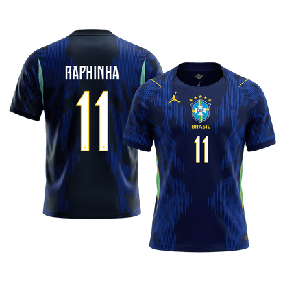 RAPHINHA #11 Brazil Idegenbeli Mez 2026 Sötétkék