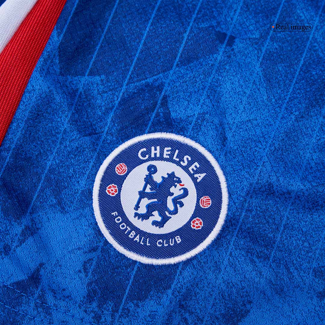 Kid's Chelsea Otthon Soccer Mez Készlet(Mez+Rövidnadrág) 2025/26 Kék