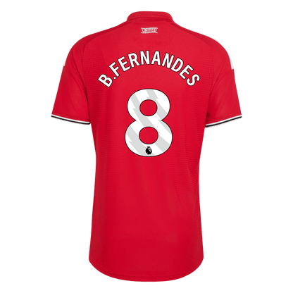 B. FERNANDES #8 Manchester United Játékos Verzió Hazai Mez 2026/27 Piros