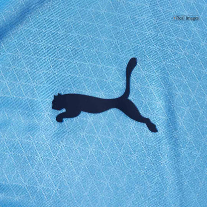 Manchester City Játékos Otthon Mez 2025/26 Kék