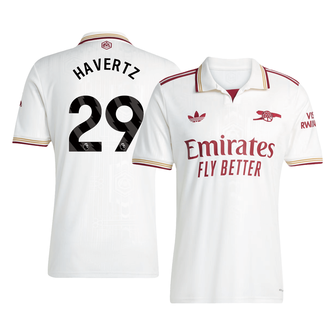 HAVERTZ #29 Arsenal Idegenbeli Harmadik Mez 2025/26 Fehér