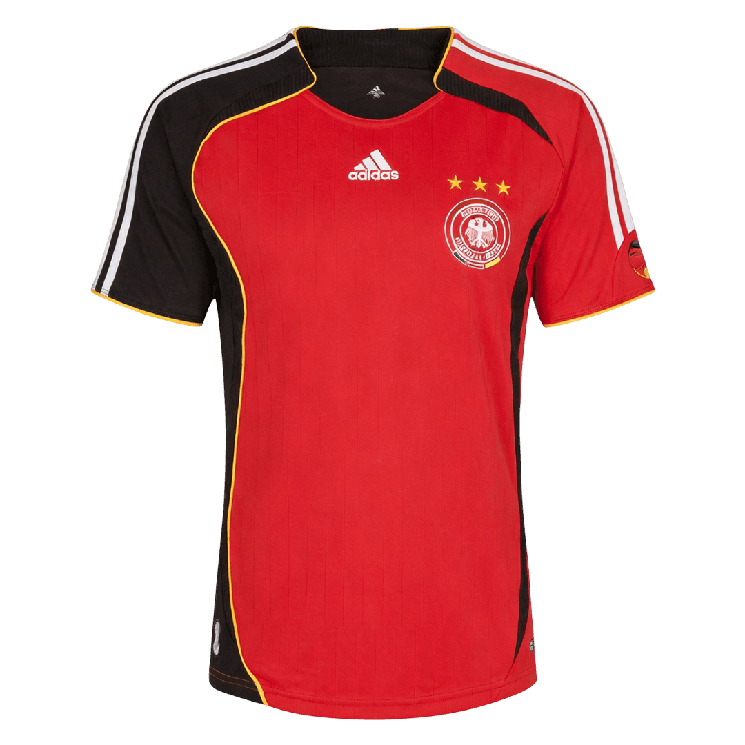 Németország Idegenbeli Retro Futball Mez 2006 Piros