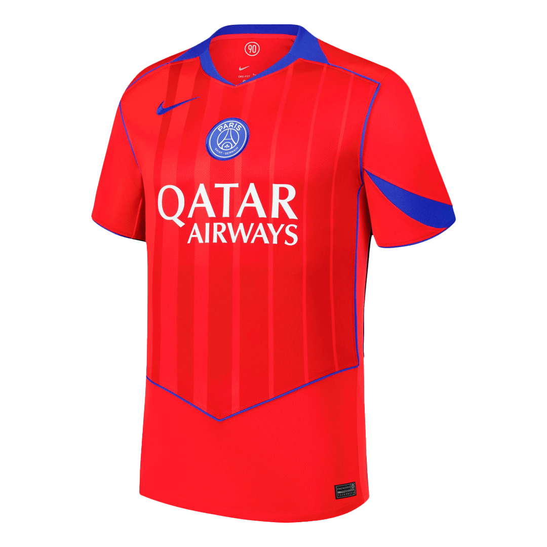 O.DEMBÉLÉ #10 PSG Idegenbeli Harmadik Mez 2025/26 Piros