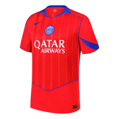 O.DEMBÉLÉ #10 PSG Idegenbeli Harmadik Mez 2025/26 Piros