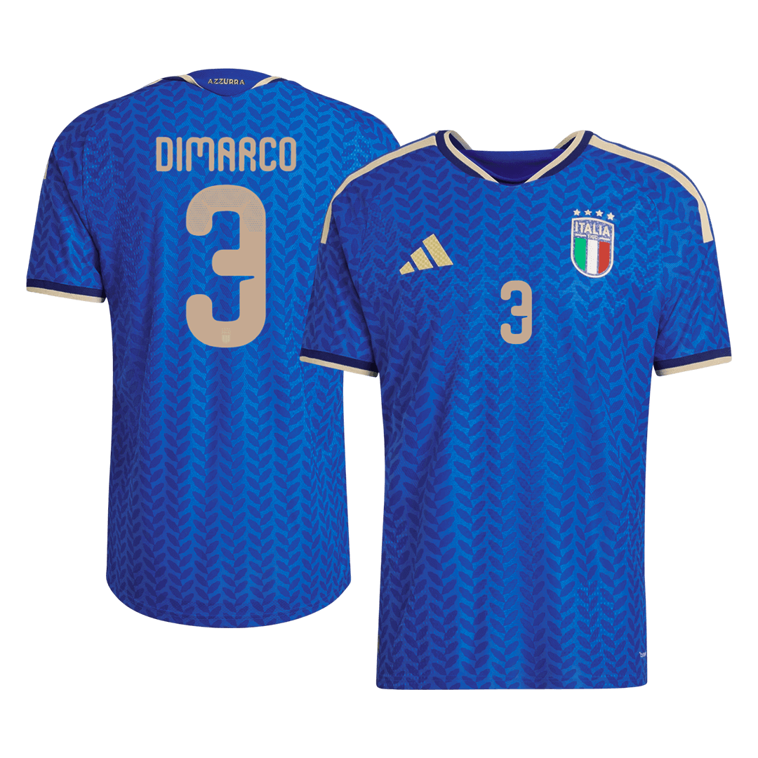DIMARCO #3 Italy Játékos Verzió Hazai World Cup Mez 2026 Kék
