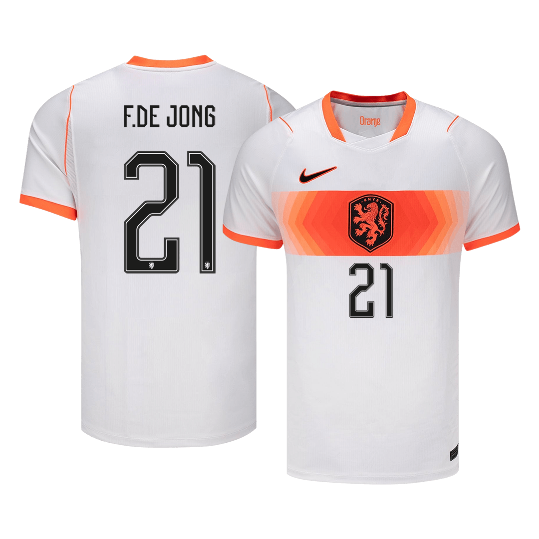 F.DE JONG #21 Netherlands Idegenbeli Mez 2026 Fehér