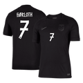 SØRLOTH #7 Norvégia Játékos Verzió Idegenbeli Mez Világbajnoki 2026 Fekete