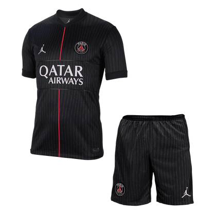 PSG Negyedik Mez Szett (Mez+Nadrág) 2025/26 Fekete