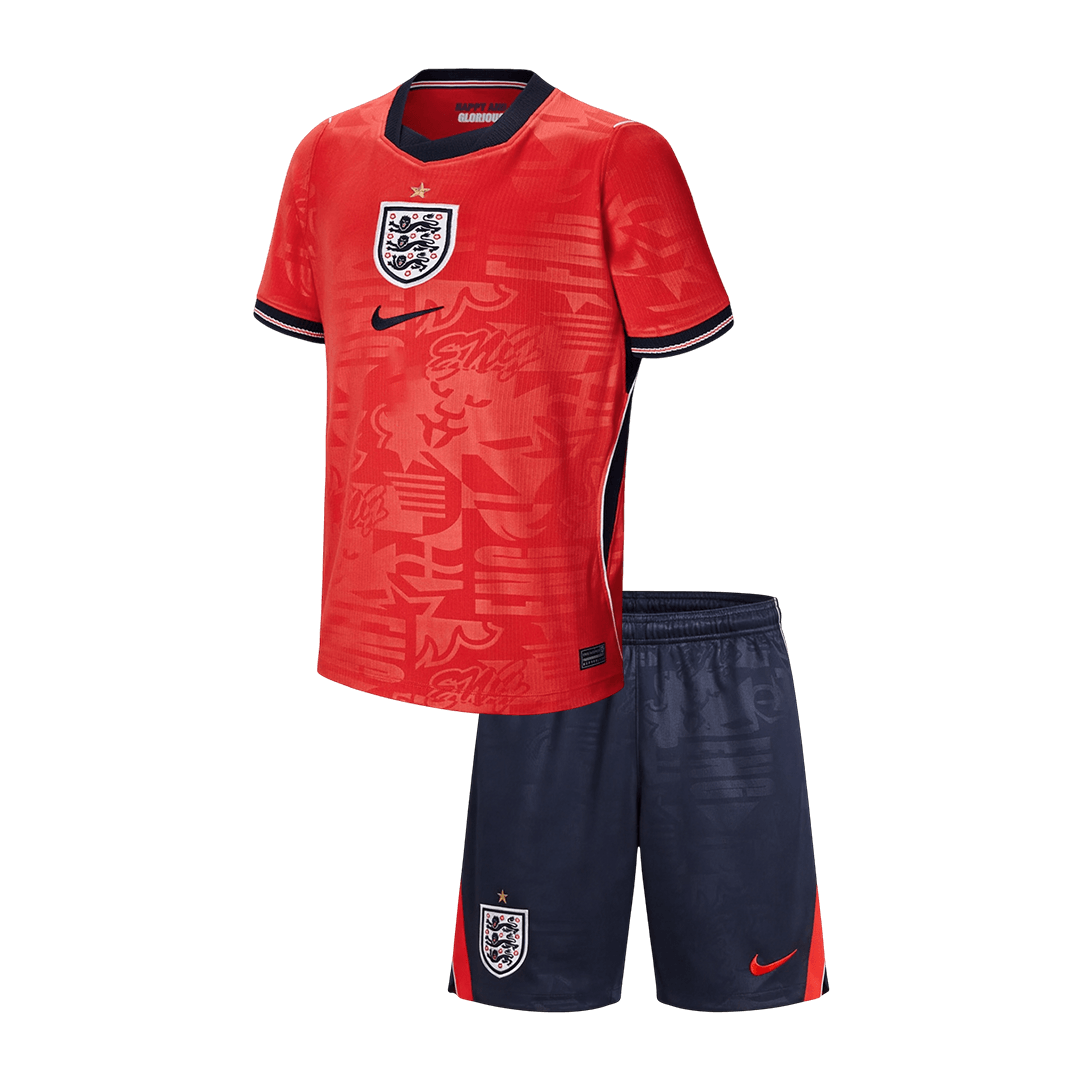 England Gyerek Idegenbeli Világbajnoki Mez Készlet(Mez+Nadrág) 2026 Fehér