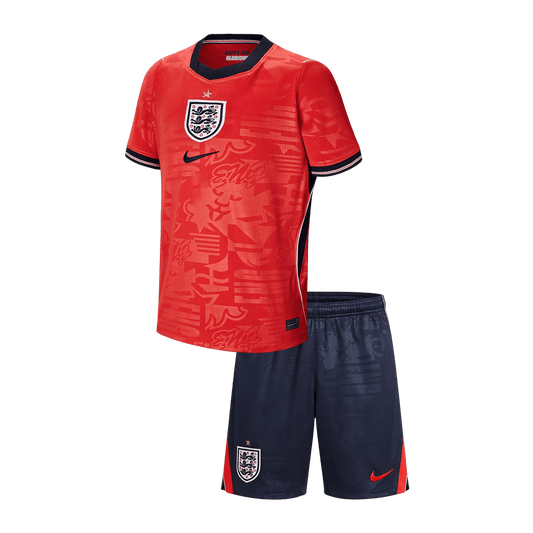 England Gyerek Idegenbeli Világbajnoki Mez Készlet(Mez+Nadrág) 2026 Fehér