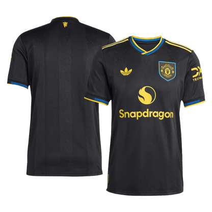 Manchester United Játékos  Idegenbeli Harmadik Mez 2025/26 Fekete