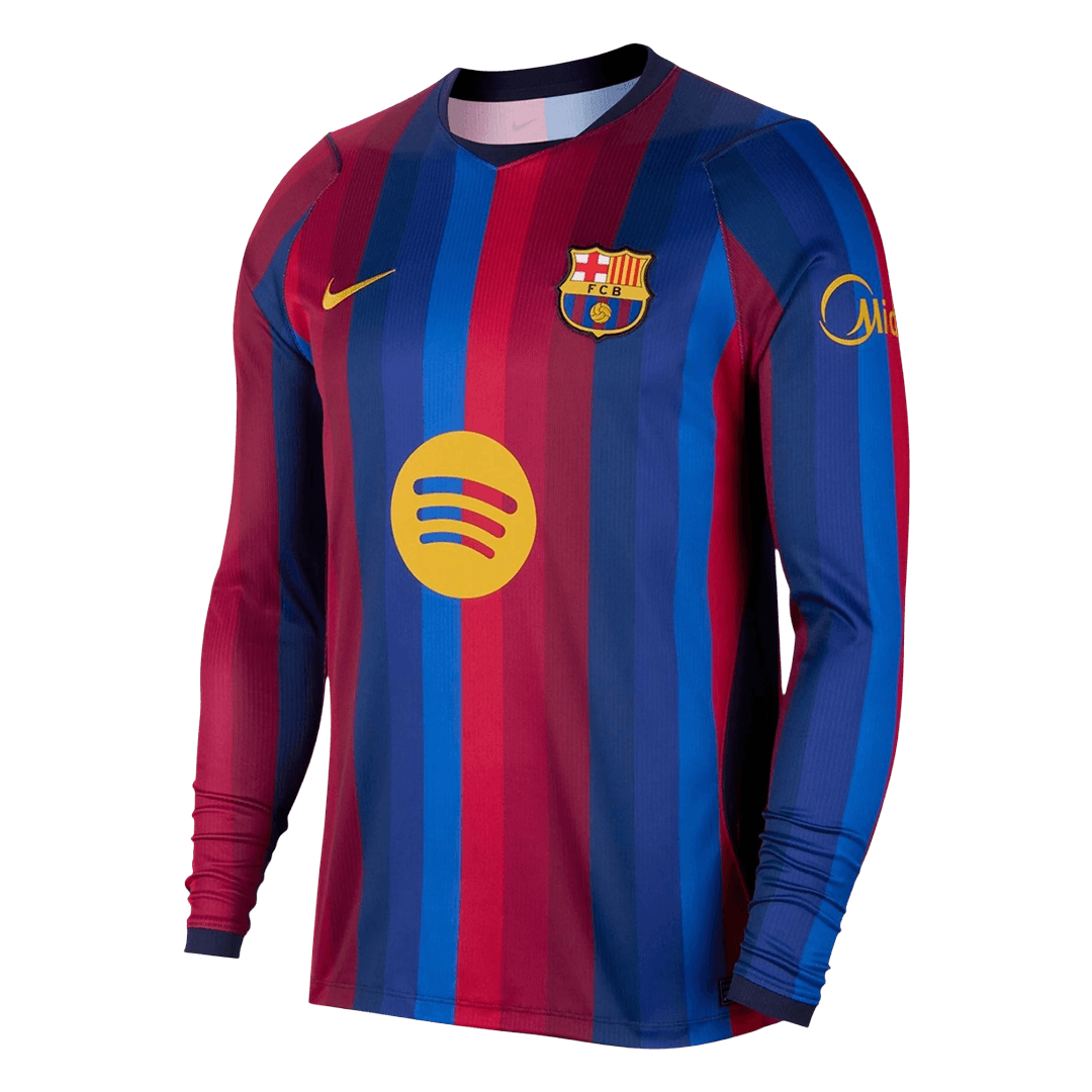 Barcelona Hazai Hosszú Ujjú Mez 2026/27 Piros&Kék