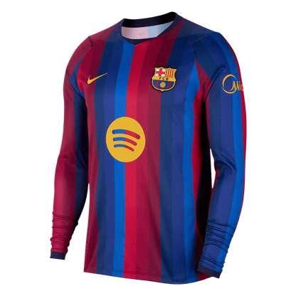 Barcelona Hazai Hosszú Ujjú Mez 2026/27 Piros&Kék