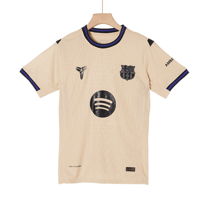 LAMINE YAMAL #10 Hiteles Barcelona Idegenbeli Soccer Mez 2025/26 Sárga - UCL