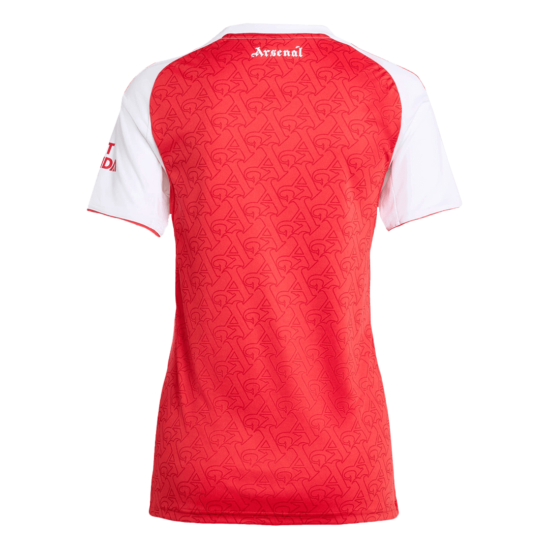 Női Arsenal Otthoni Soccer Mez 2025/26 Piros