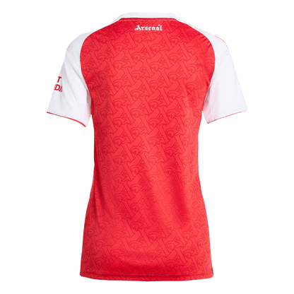 Női Arsenal Otthoni Soccer Mez 2025/26 Piros