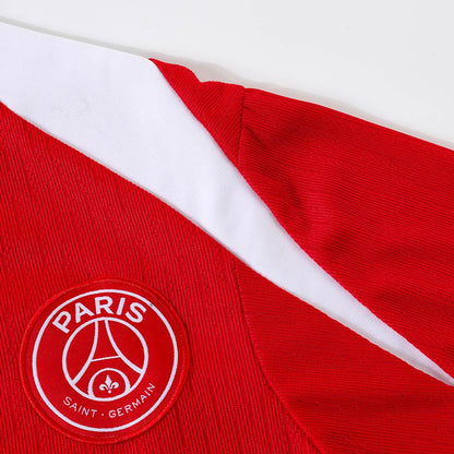 PSG Zip Felső Kabát Szett(Dzseki+Nadrág) Gyerek 2025/26 Piros