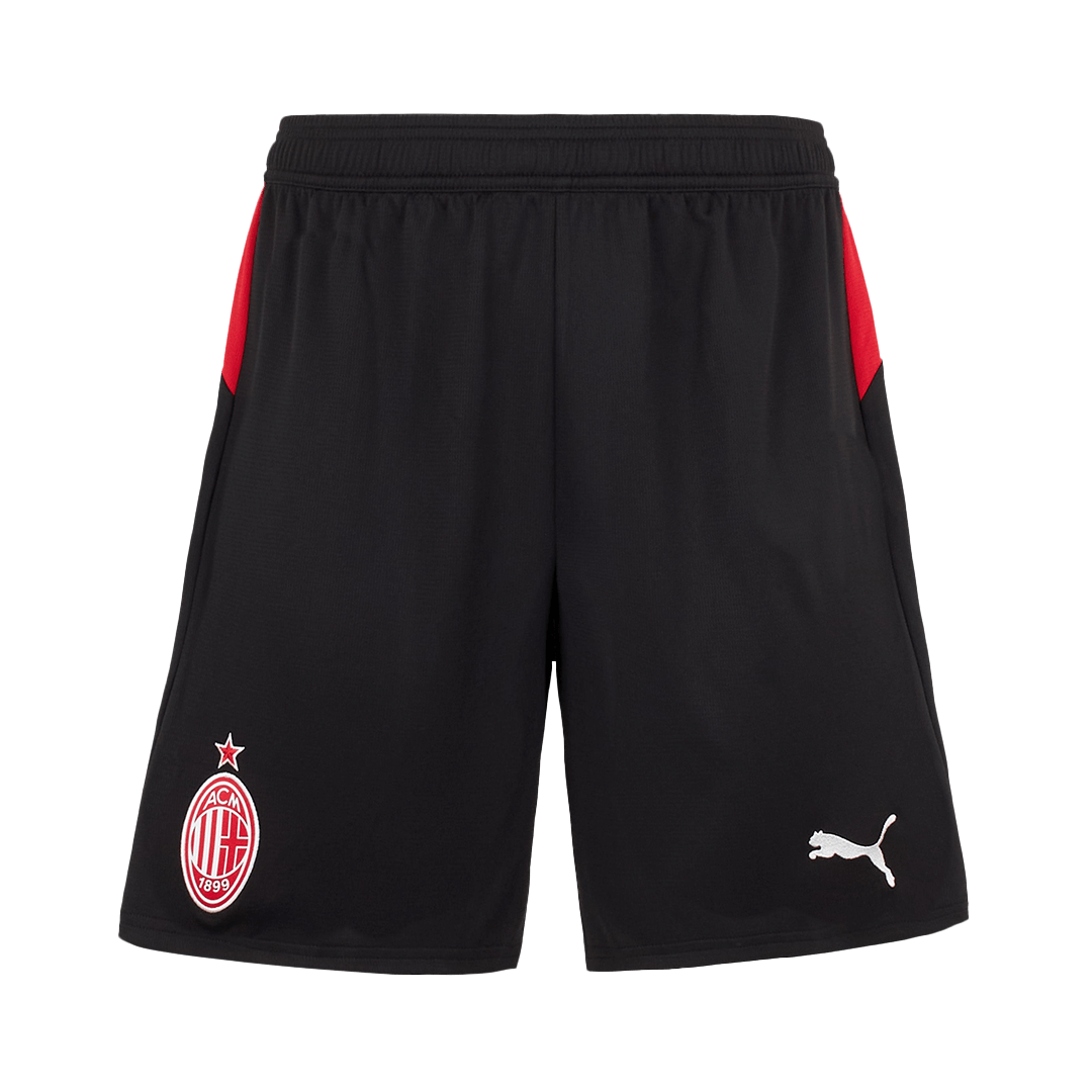 AC Milan Otthoni Soccer Rövidnadrág 25/26 Fekete