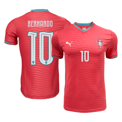 BERNARDO #10 Portugal Játékos Verzió Hazai Mez World Cup 2026 Piros