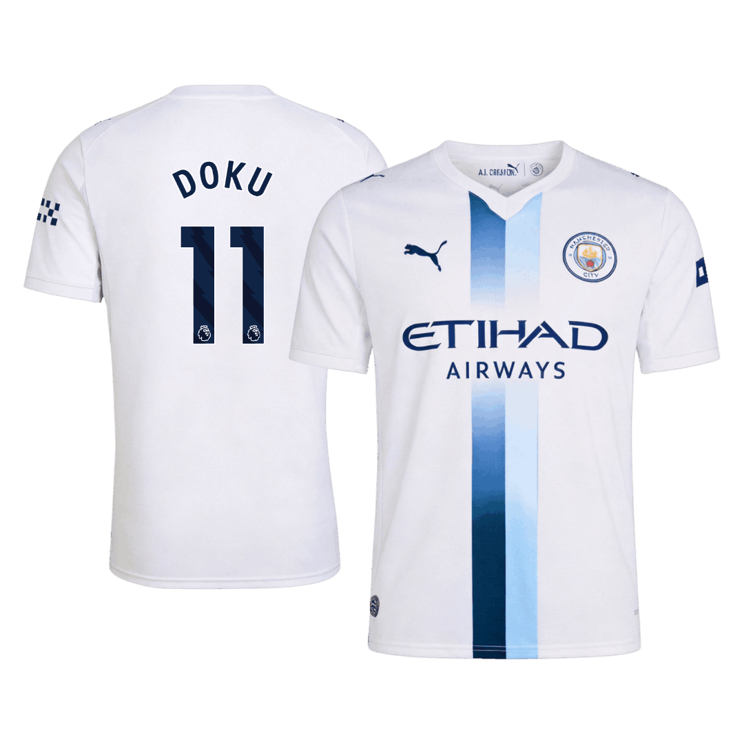 DOKU #11 Manchester City Harmadik Mez 2026/27 Fehér