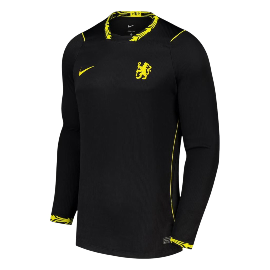 Chelsea Idegenbeli Hosszú Ujjú 2026/27 Fekete