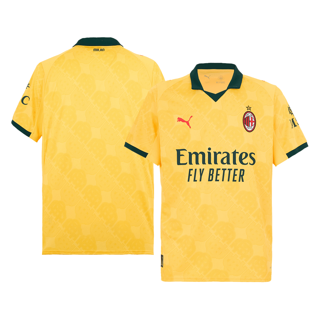 AC Milan Harmadik idegenbeli mérkőzés Soccer Mez 2025/26 Sárga