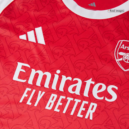 Női Arsenal Otthoni Soccer Mez 2025/26 Piros