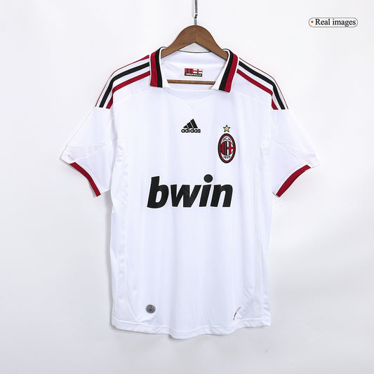 AC Milan Idegenbeli Retro Futball Mez 2009/10 Fehér